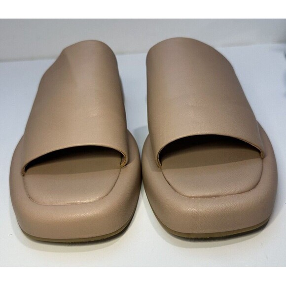 Dolce Vita Rosco Chunky Slide Sandals Women 8 Cafe Stella Solid Open Toe Slip On - Picture 3 of 12